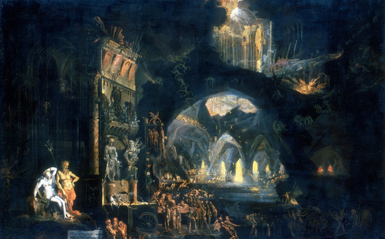 El inframundo, c. 1613-c. 1644 de Francois de Nome