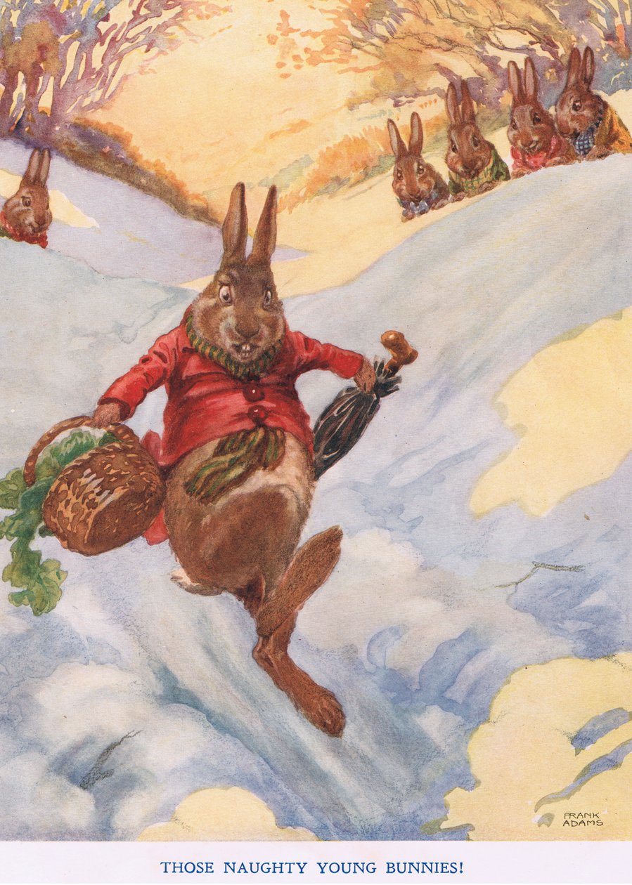 ¡Esos conejitos traviesos!, c.1930s de Frank Adams