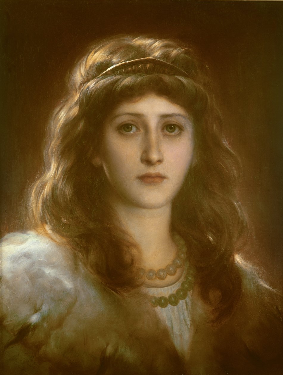 Retrato de una Dama de Frank Dicksee