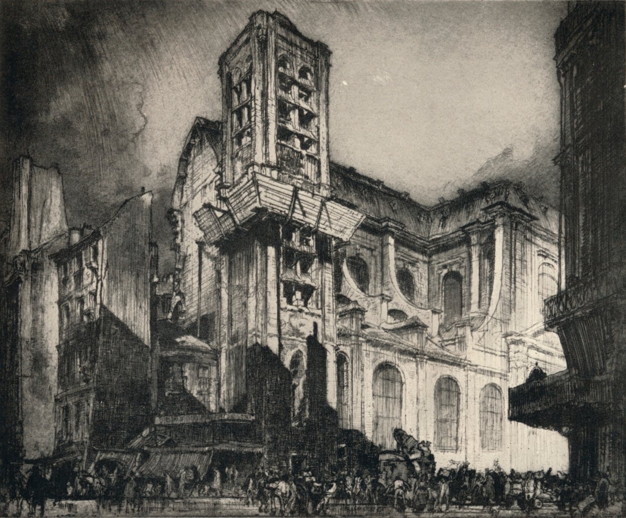 Iglesia de San Nicolás-du-Chardonnet de Frank Brangwyn