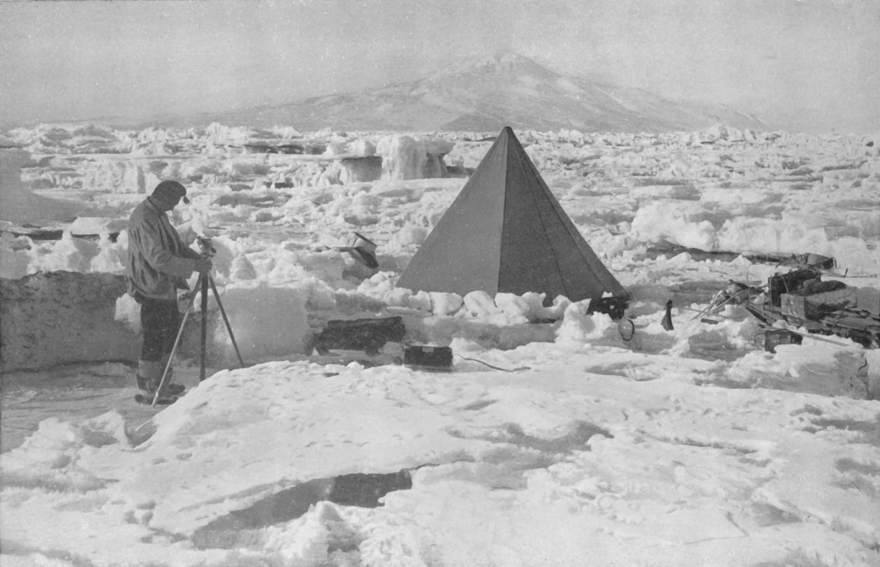 El glaciar Lower Koettlitz, 1911 de Frank Debenham