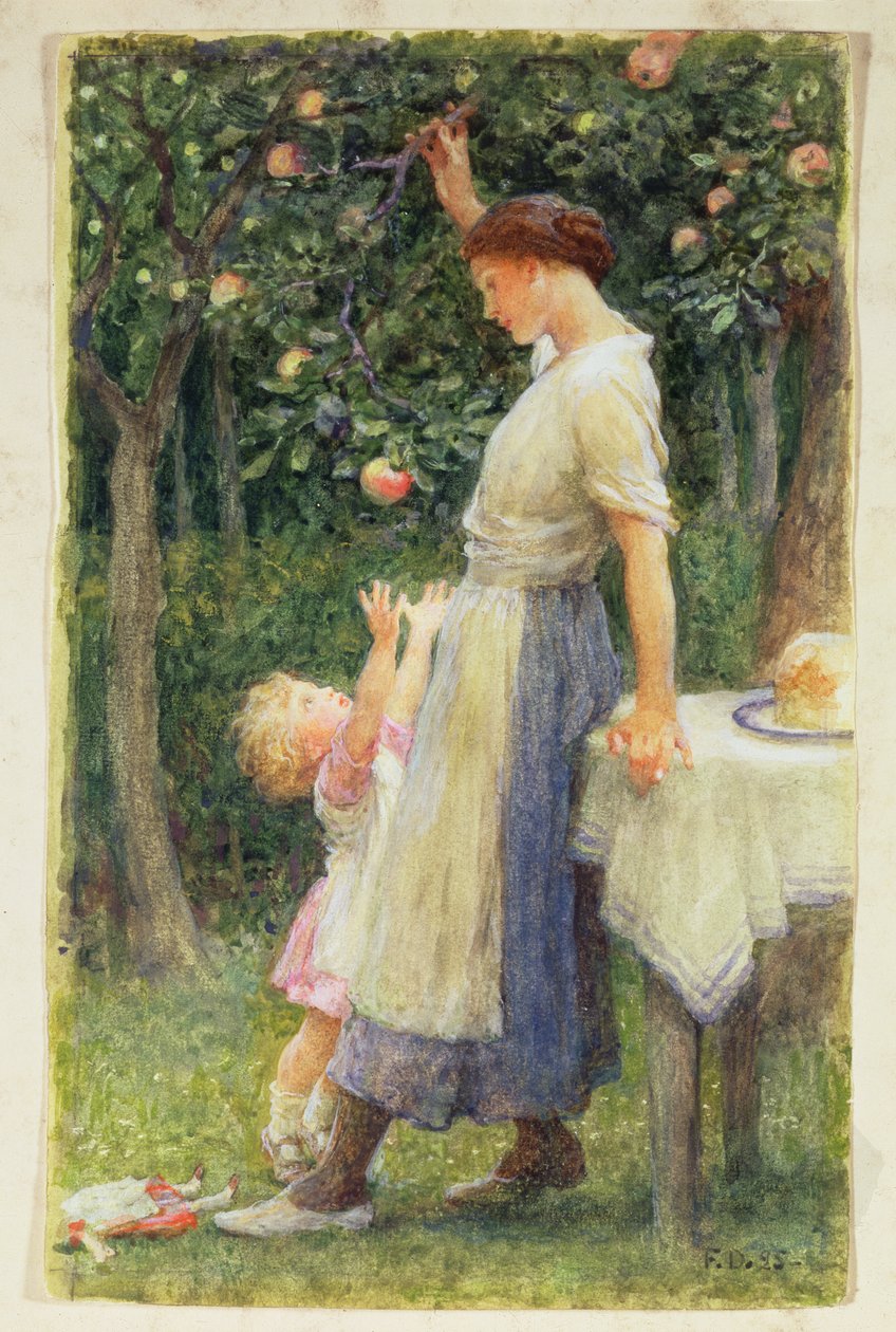 Fuera de alcance, hijas de Eva, 1895 de Frank Dicksee