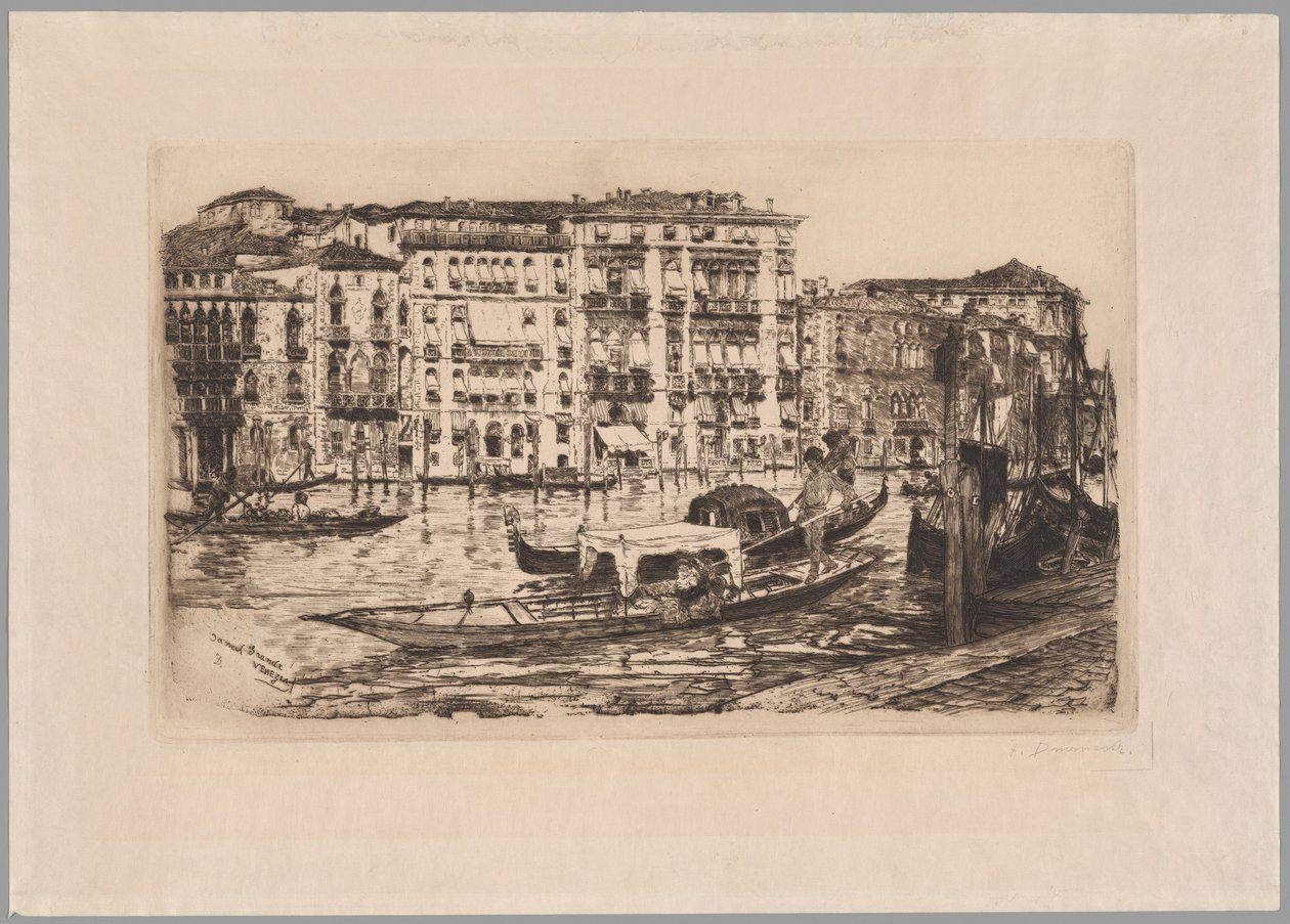 Gran Canal de Venecia de Frank Duveneck