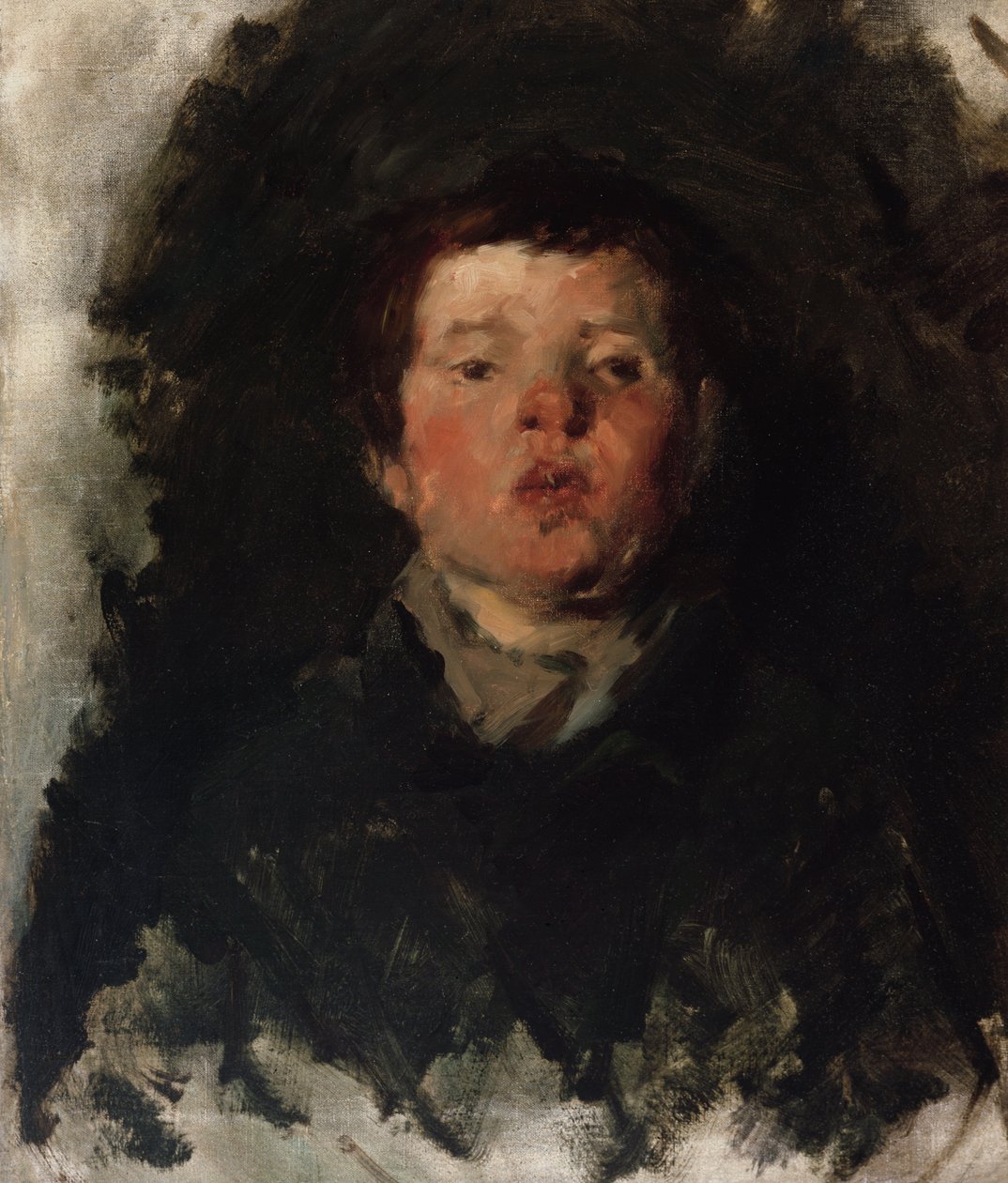 Retrato de un niño de Frank Duveneck