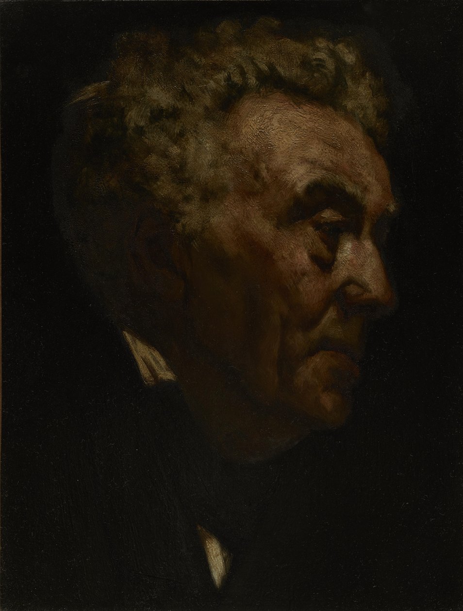 Retrato de un anciano de Frank Duveneck