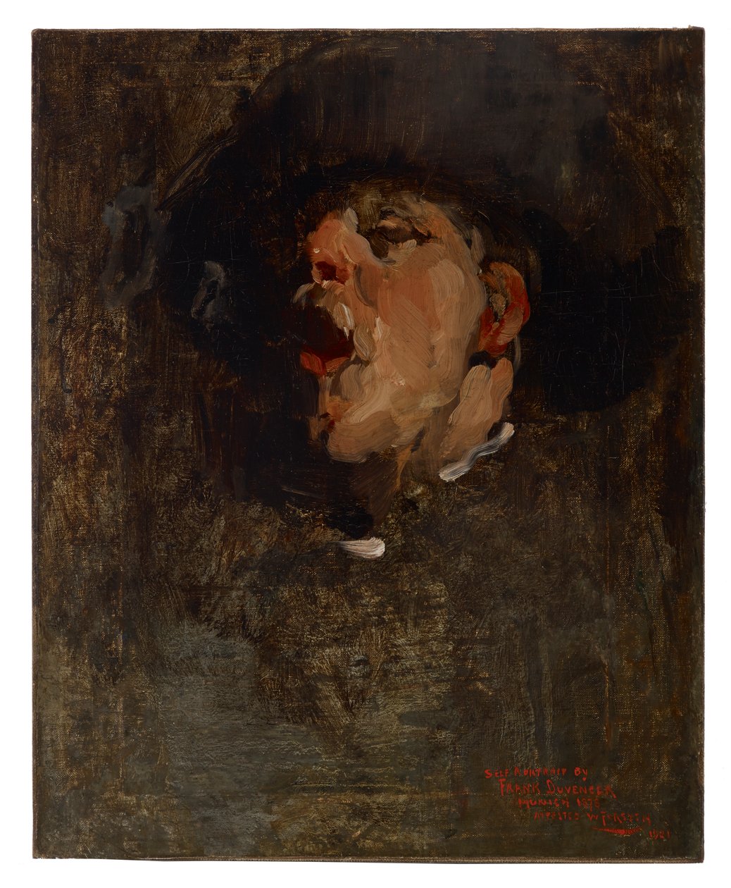 Autorretrato de Frank Duveneck