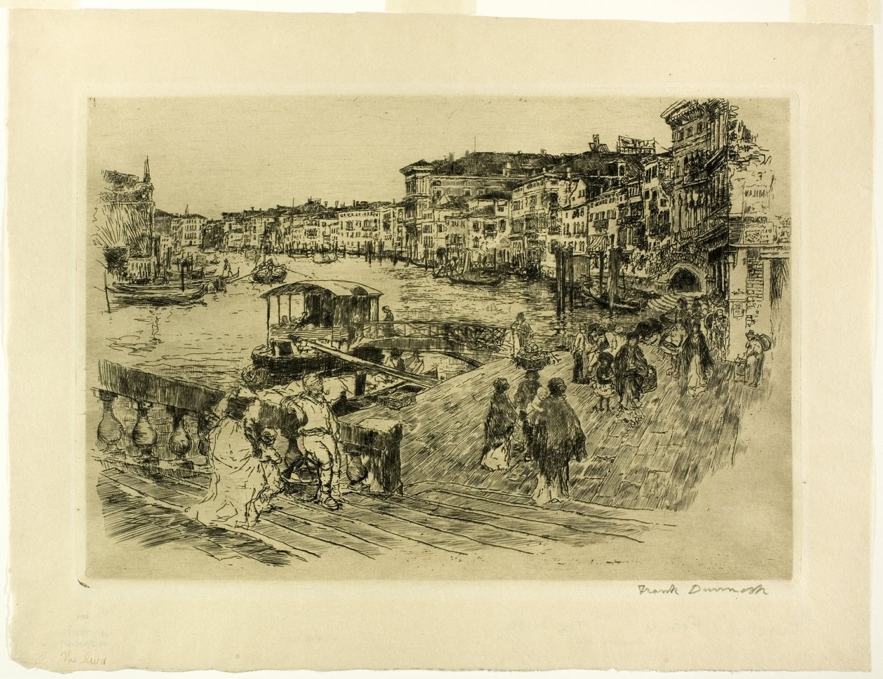 Vista del Gran Canal de Frank Duveneck