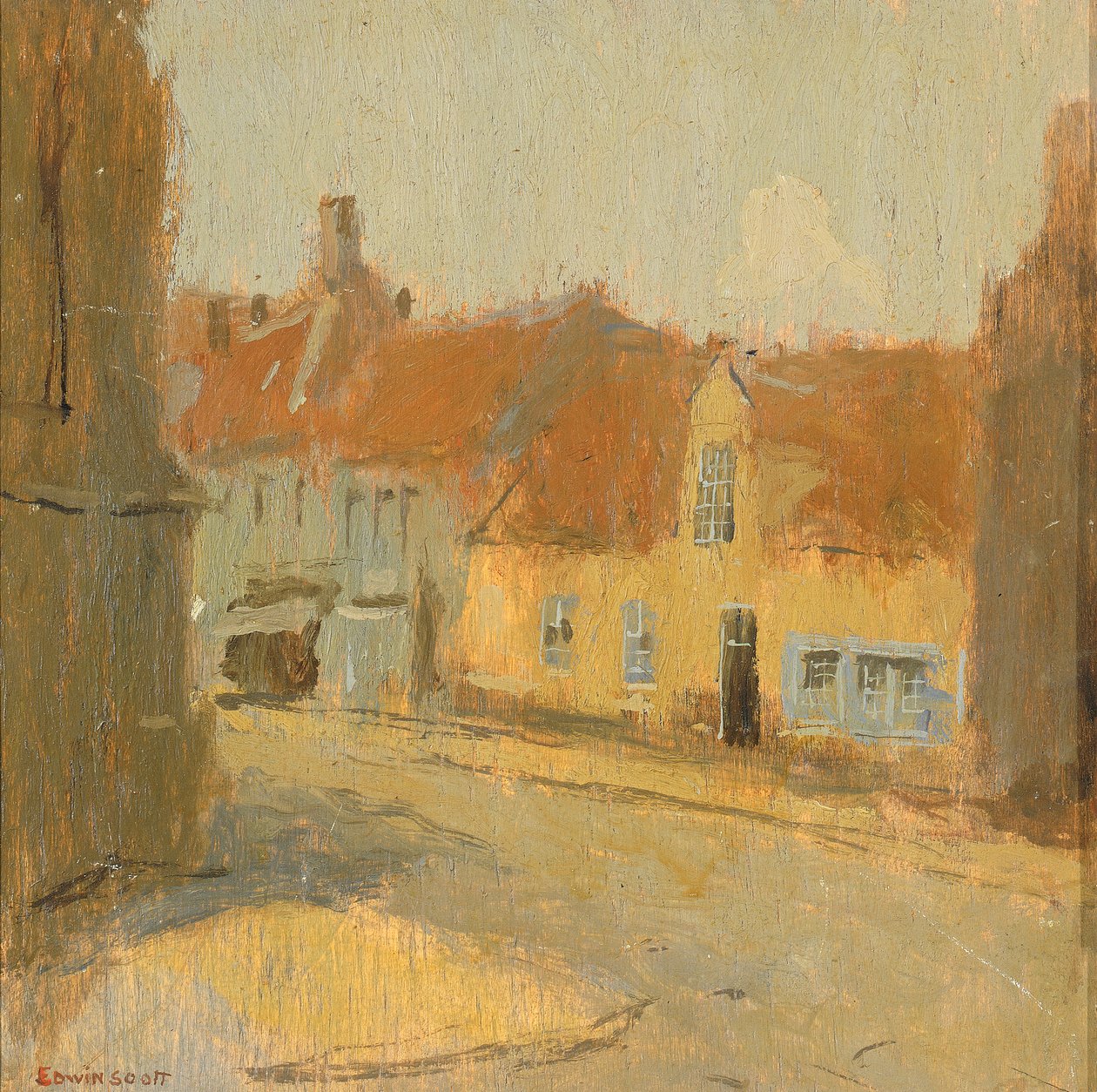 Calle del pueblo, n.d. de Frank Edwin Scott