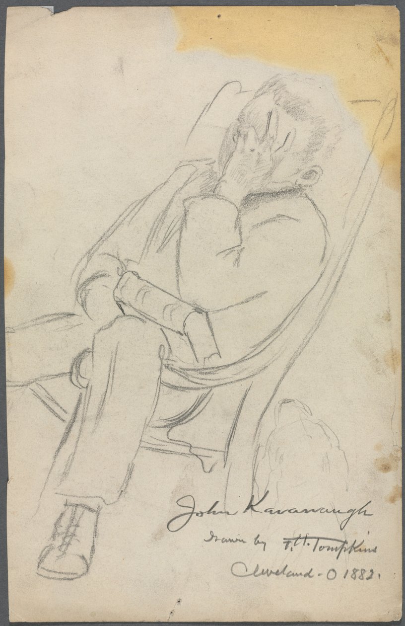 Boceto de John Kavanaugh de Frank H. Tompkins