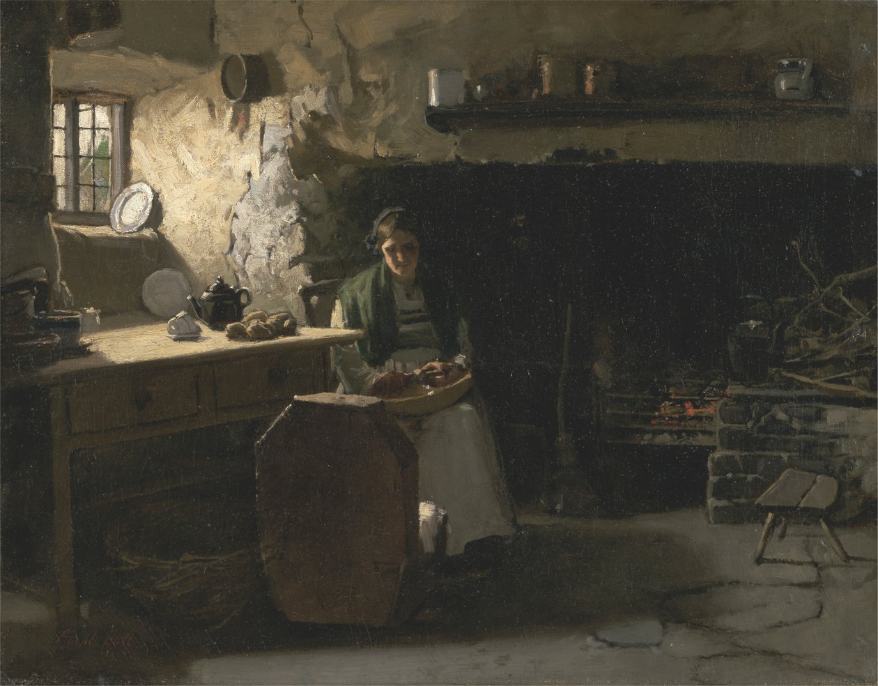 Pelar patatas de Frank Holl