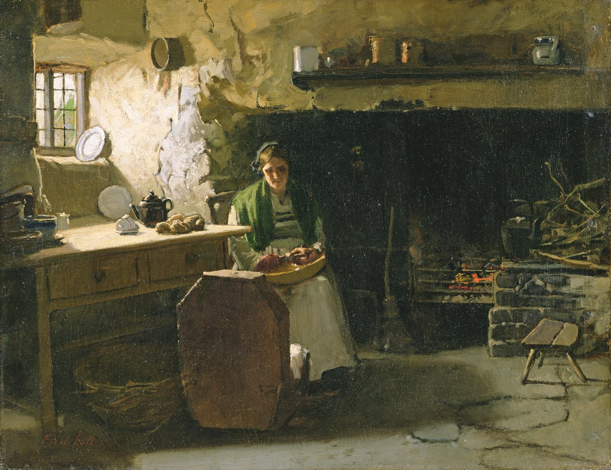 Pelando Patatas de Frank Holl