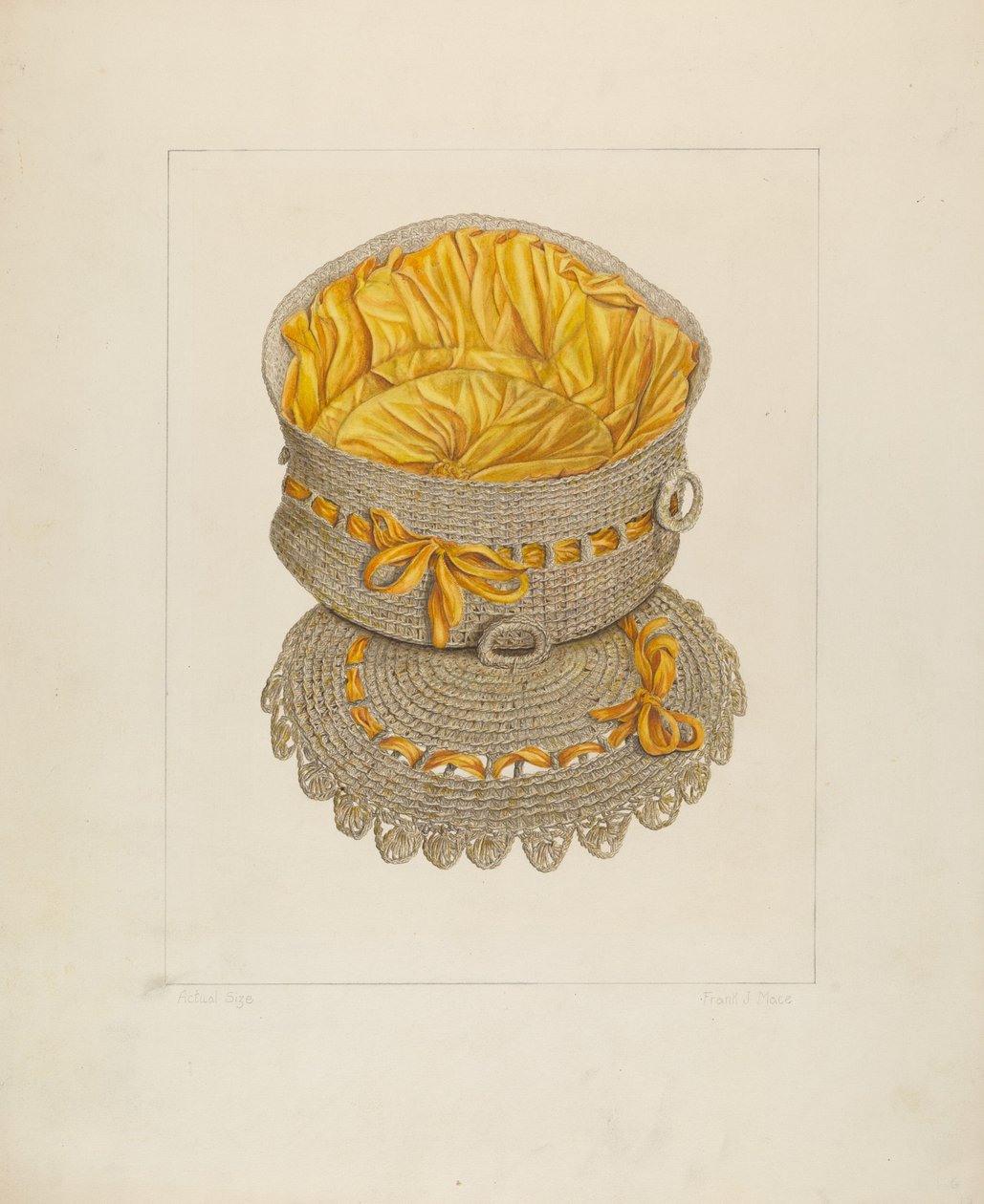 Caja de cuello y puños de Frank J. Mace