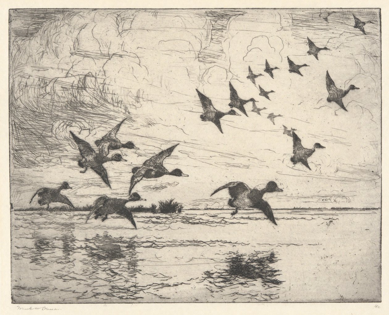 La Alarma P. 111 Pub. S t. de Frank Weston Benson