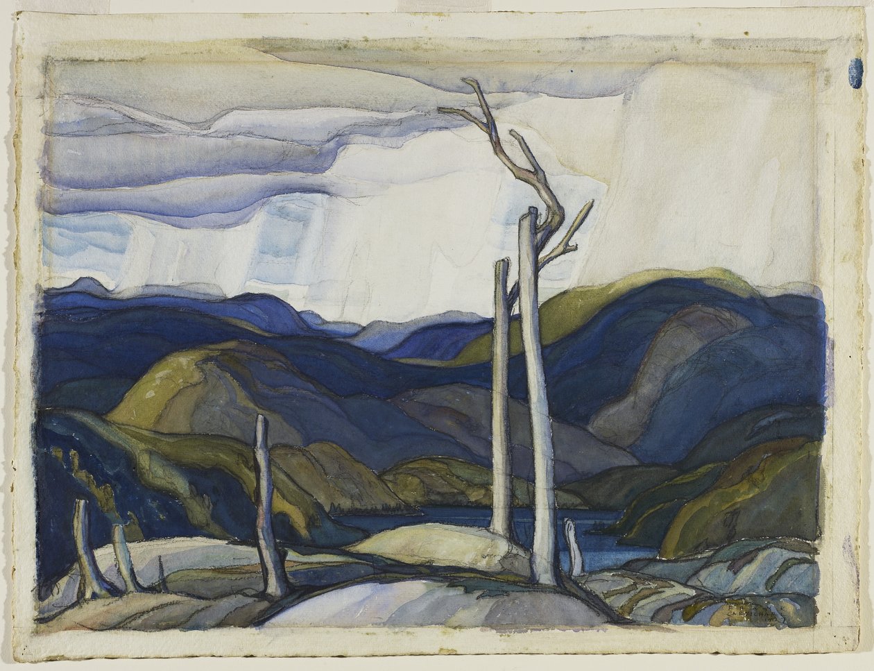 Nubes de nieve de Franklin Carmichael