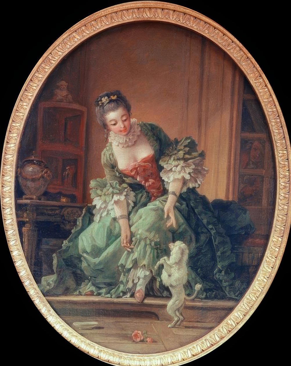 El perrito obediente de François Boucher