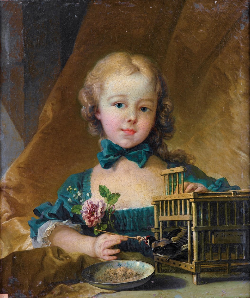 Retrato de Alexandrine Le Normant d