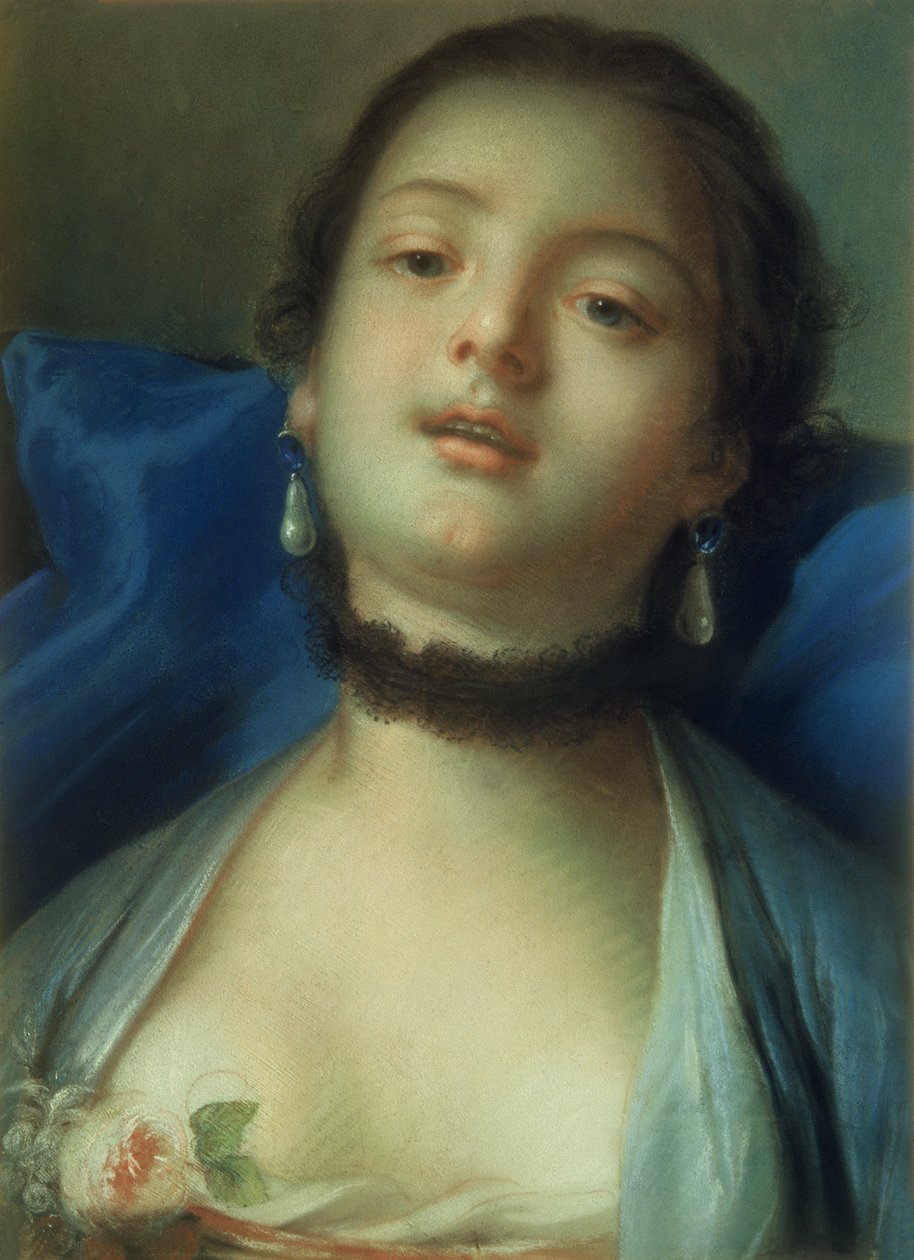 Retrato de una mujer de François Boucher