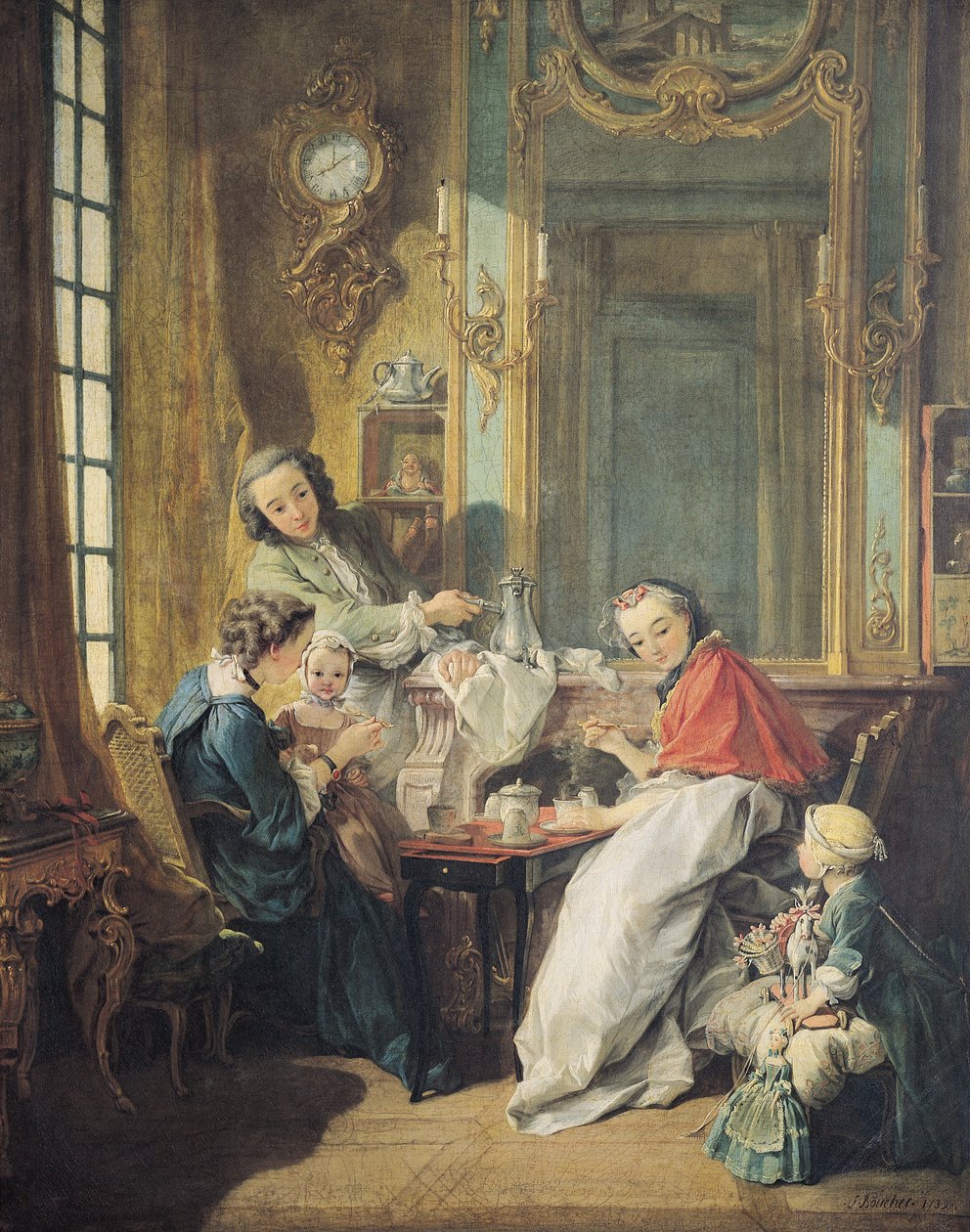 La comida de la tarde, 1739 de François Boucher