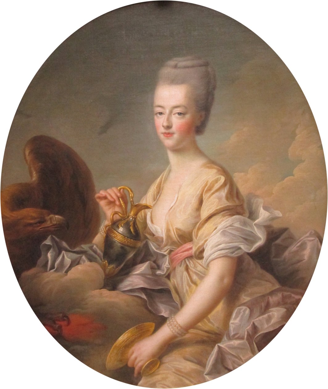 Madame la Dauphine Marie-Antoinette, como Hebe de Francois Hubert Drouais