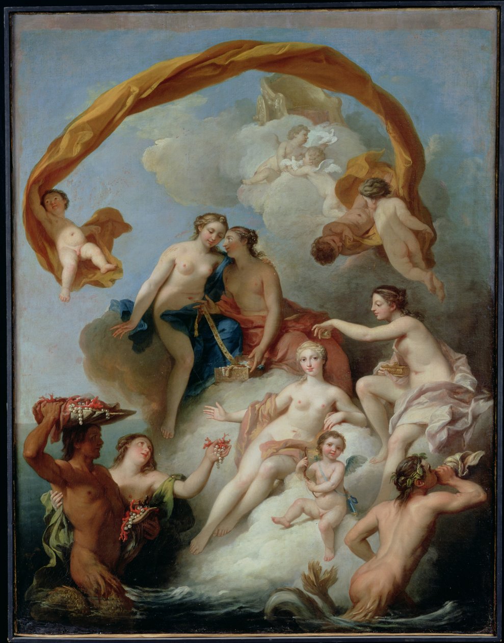 El Tocador de Venus de François Lemoyne
