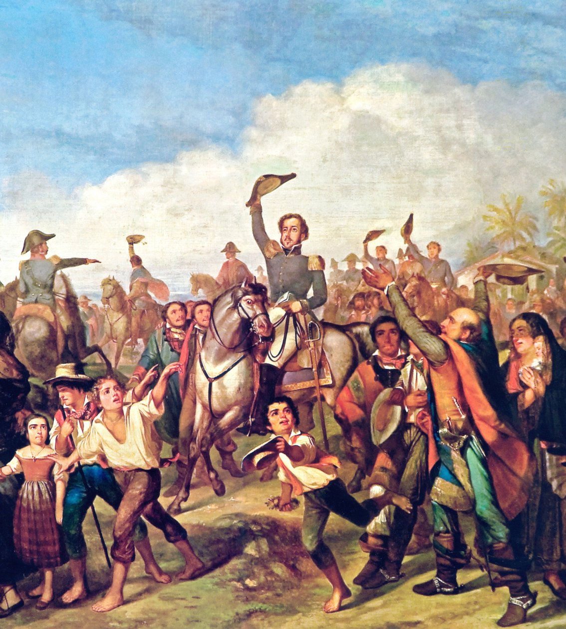 La Proclamación de la Independencia de Francois Rene Moreau