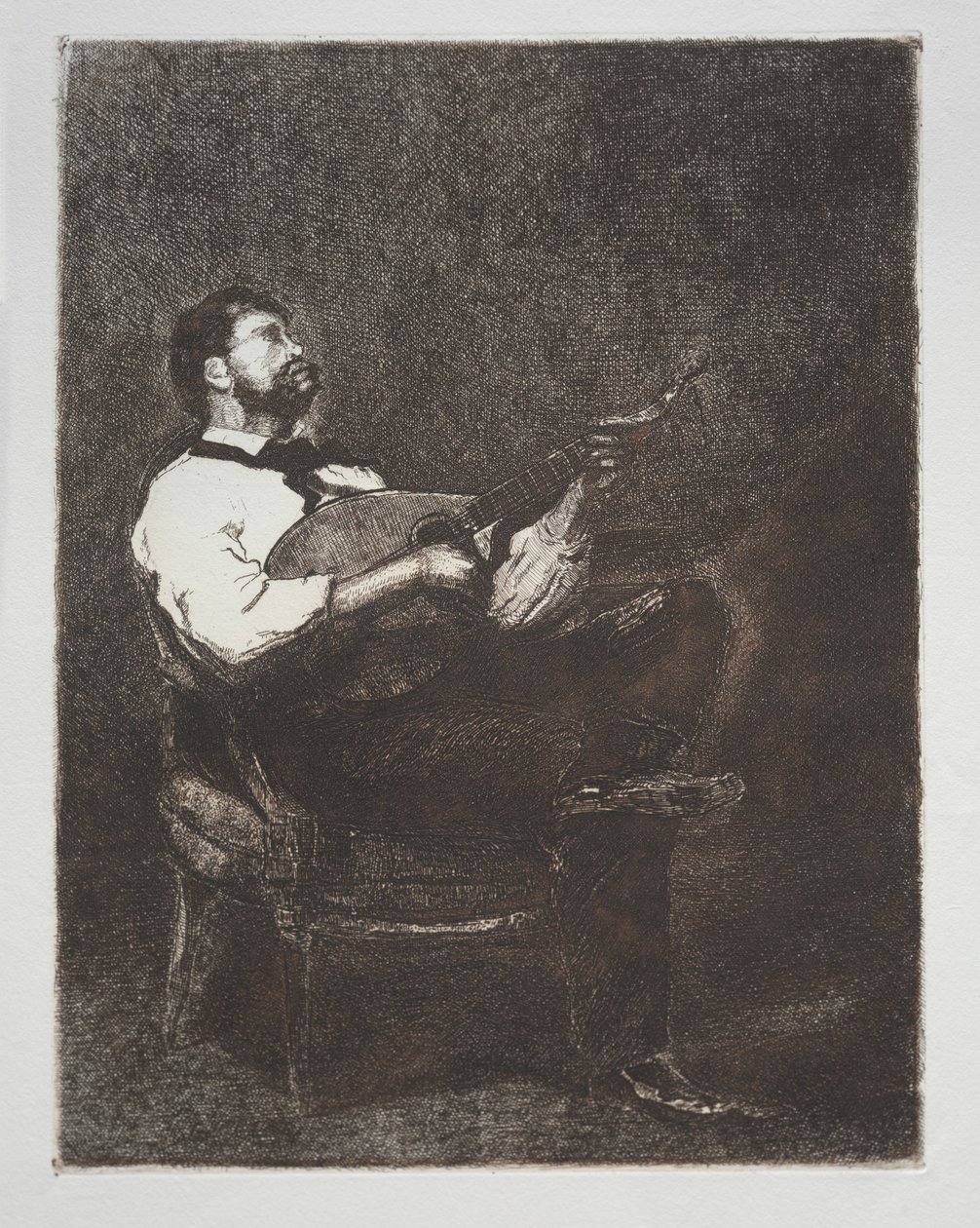 Guitar Player de François Bonvin