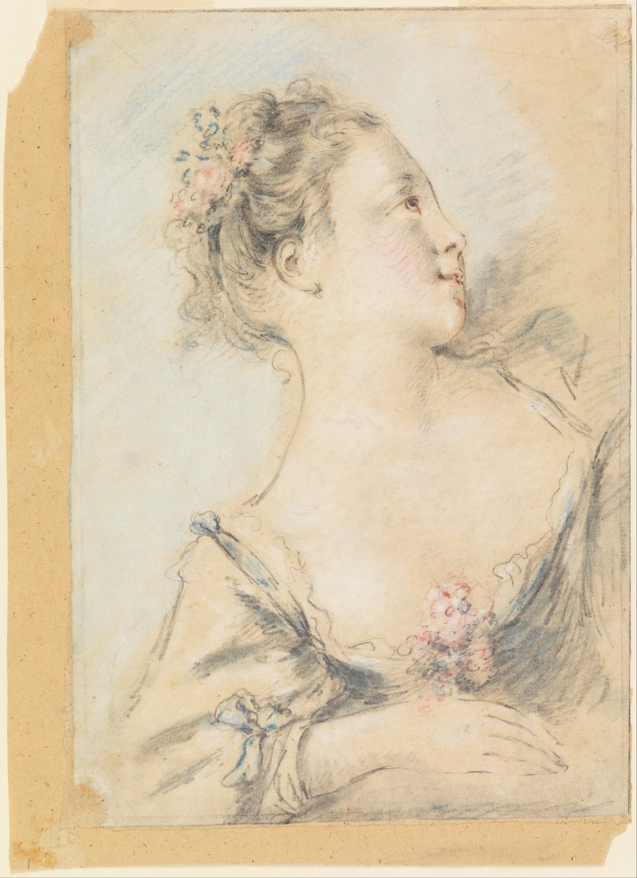 Busto de niña de François Boucher