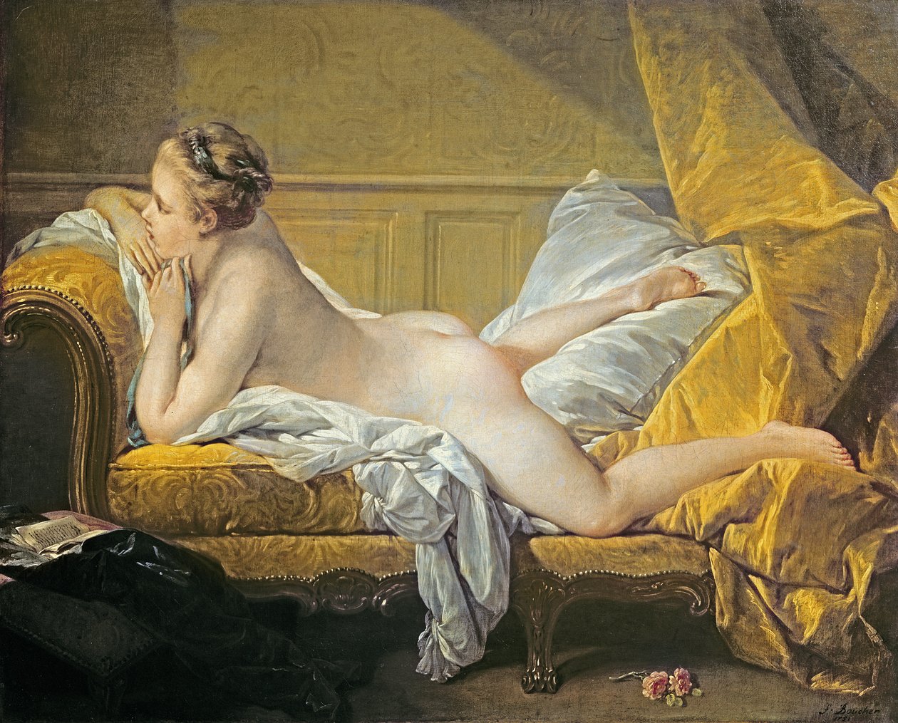 Desnudo reclinado (Miss OMurphy) de François Boucher