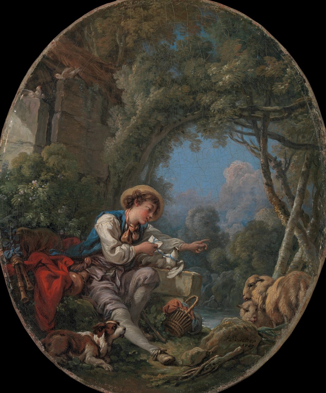 El Envío del Mensajero de François Boucher