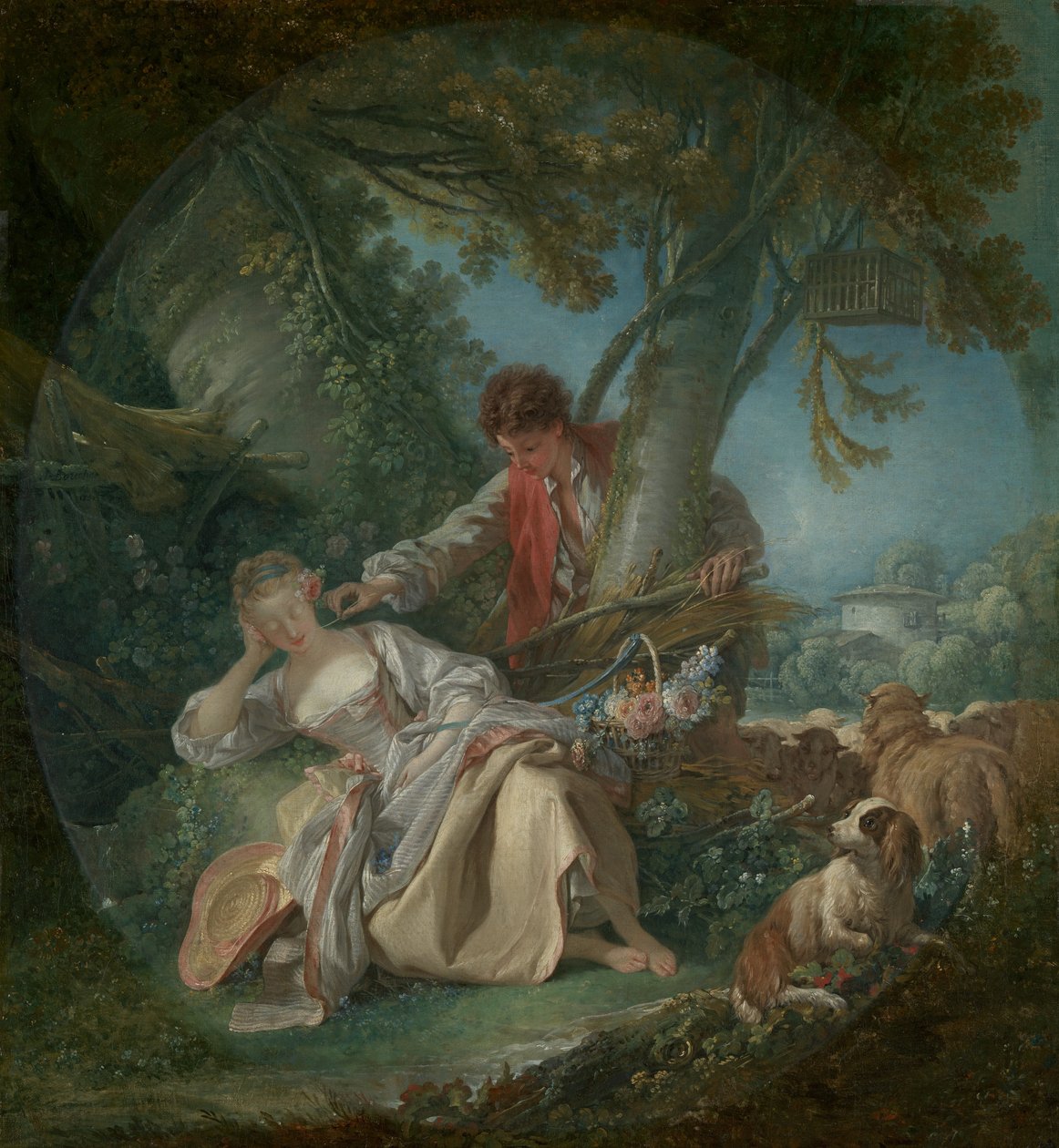 El sueño interrumpido, 1750 de François Boucher
