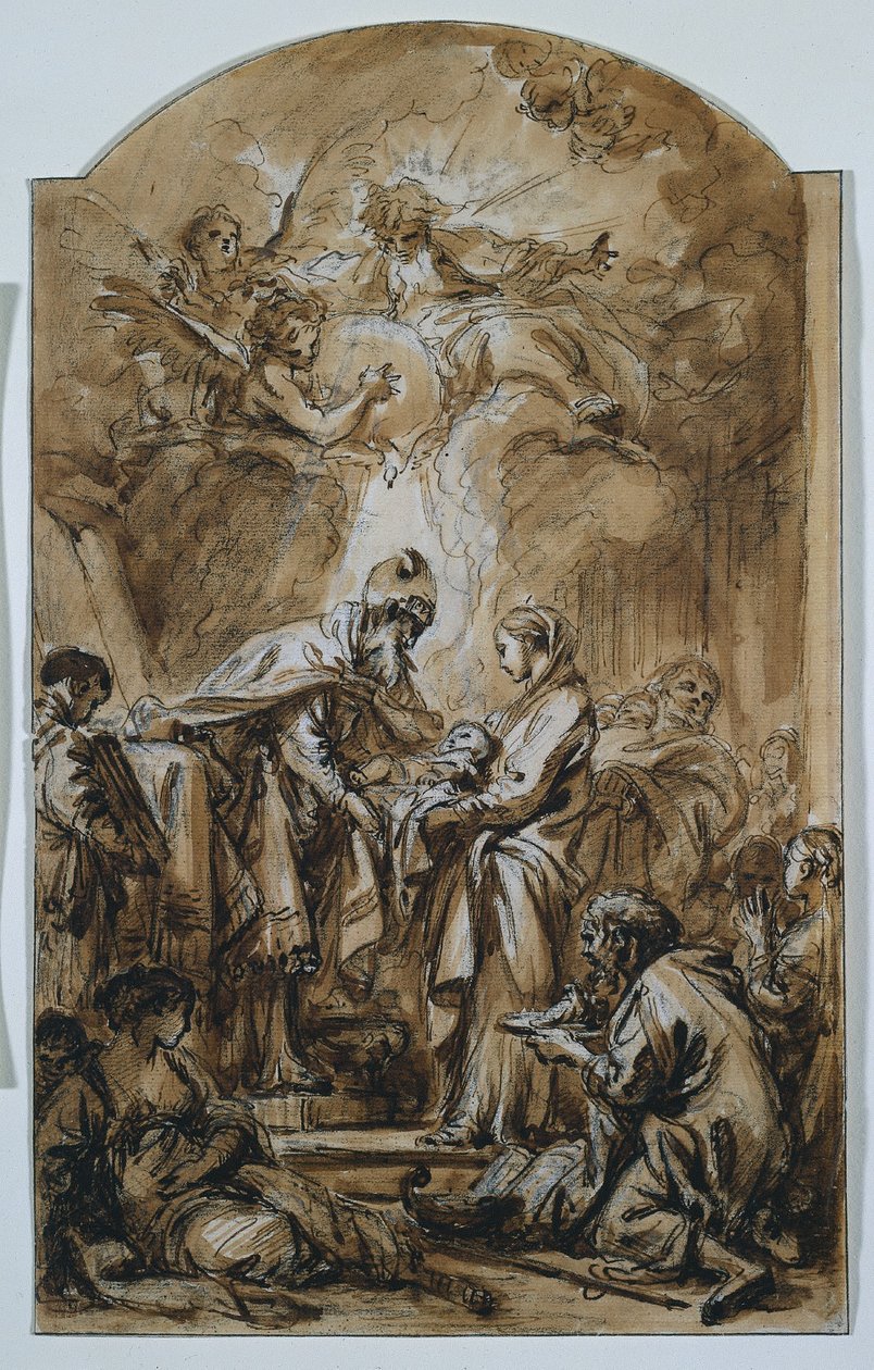 La presentación en el templo de François Boucher
