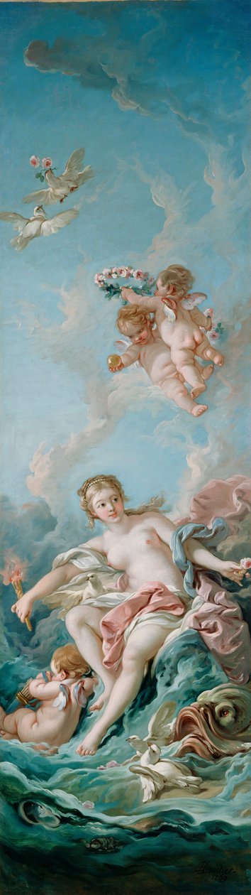 Venus sobre las olas de François Boucher