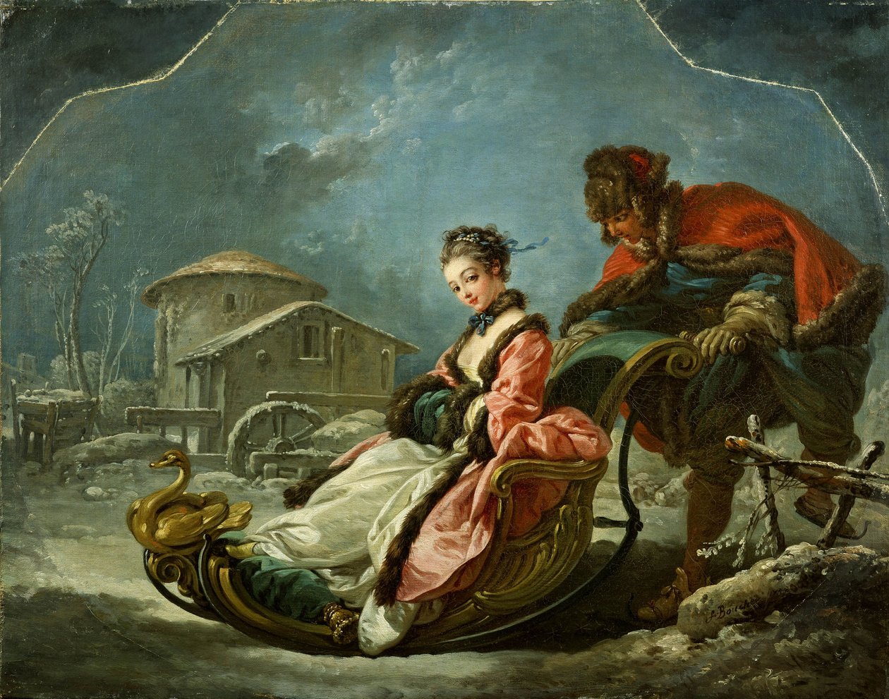 Invierno de François Boucher