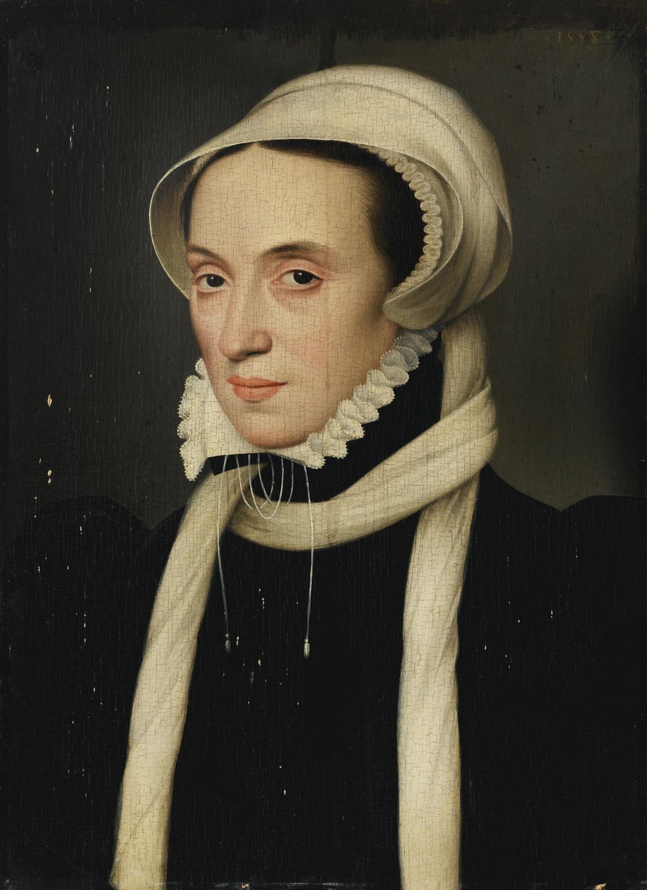 Cristina de Dinamarca, duquesa de Milán, 1558 de François Clouet