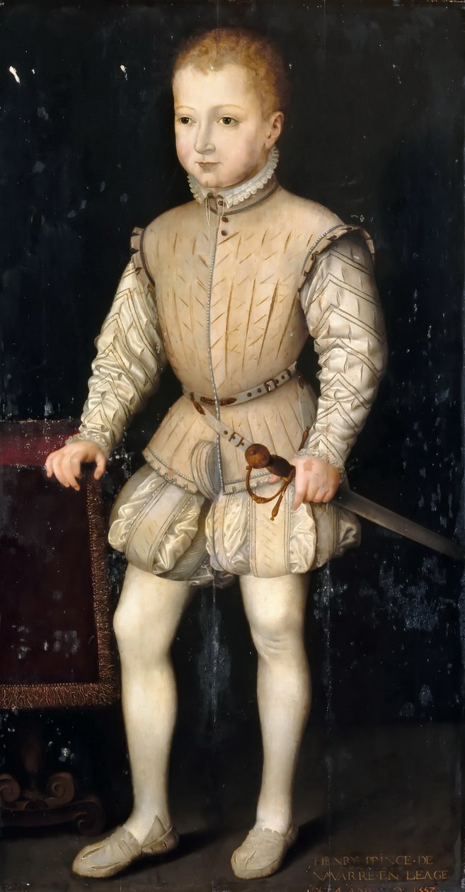 Enrique IV de Francia como niño de François Clouet