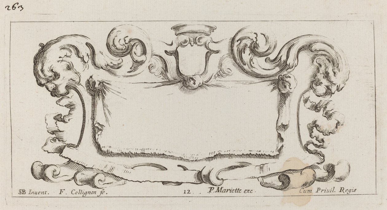 Cartucho de François Collignon after Stefano Della Bella