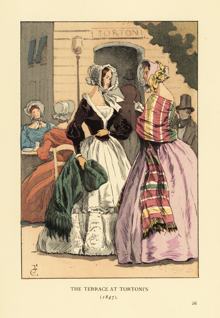 La terraza en Tortoni de François Courboin
