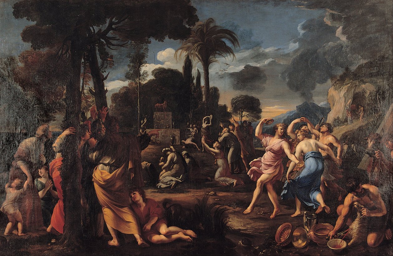 La adoración del becerro de oro de Francois Perrier