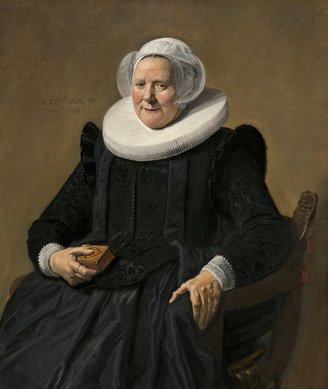 Retrato de una anciana de Frans Hals