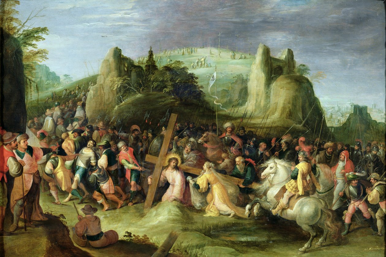 Cristo en el Camino al Calvario de Frans II Francken the Younger