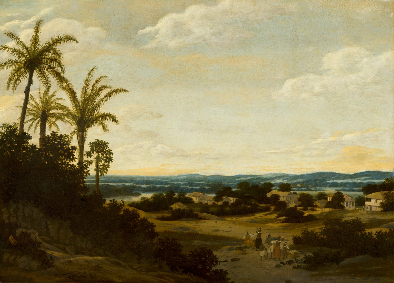 Paisaje brasileño de Frans Post