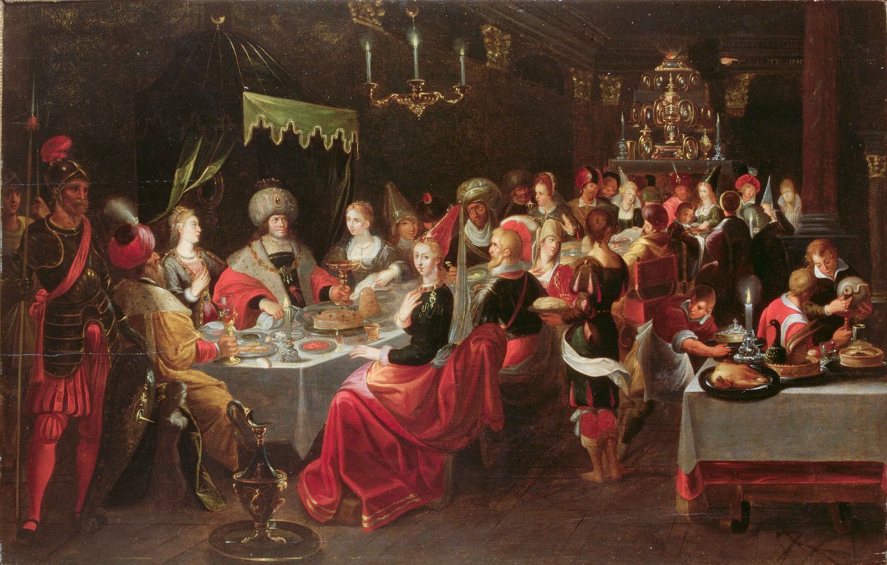 El Banquete de Belsasar de Frans the Elder Francken