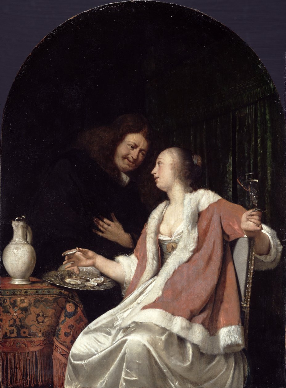 Cortejo holandés, 1675 de Frans van Mieris