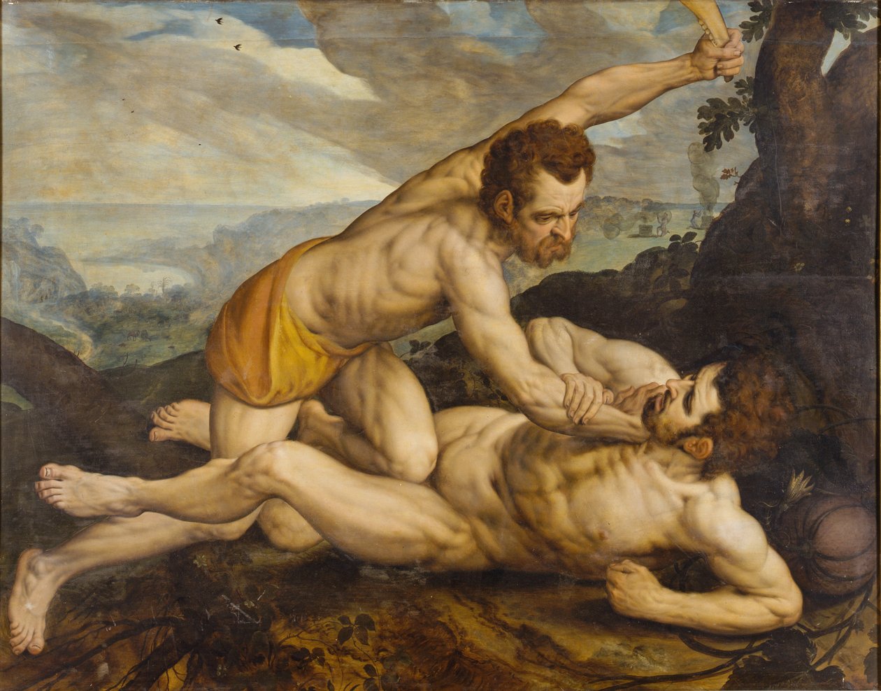 Caín y Abel de Frans Floris