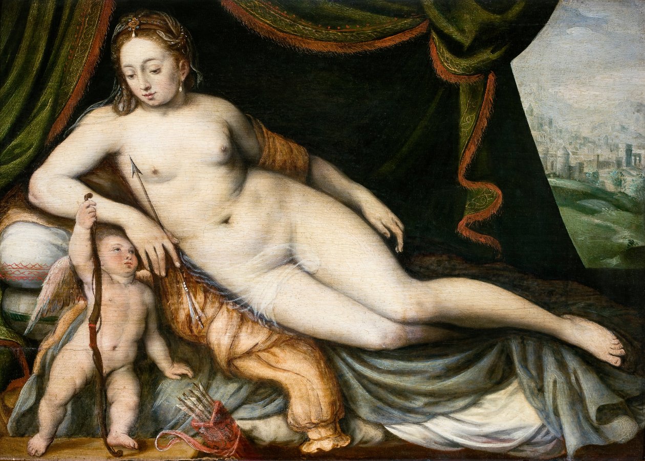 Venus y Cupido de Frans Floris I