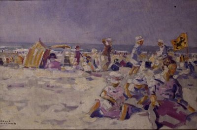 Escena de Playa de Frans Gaillard