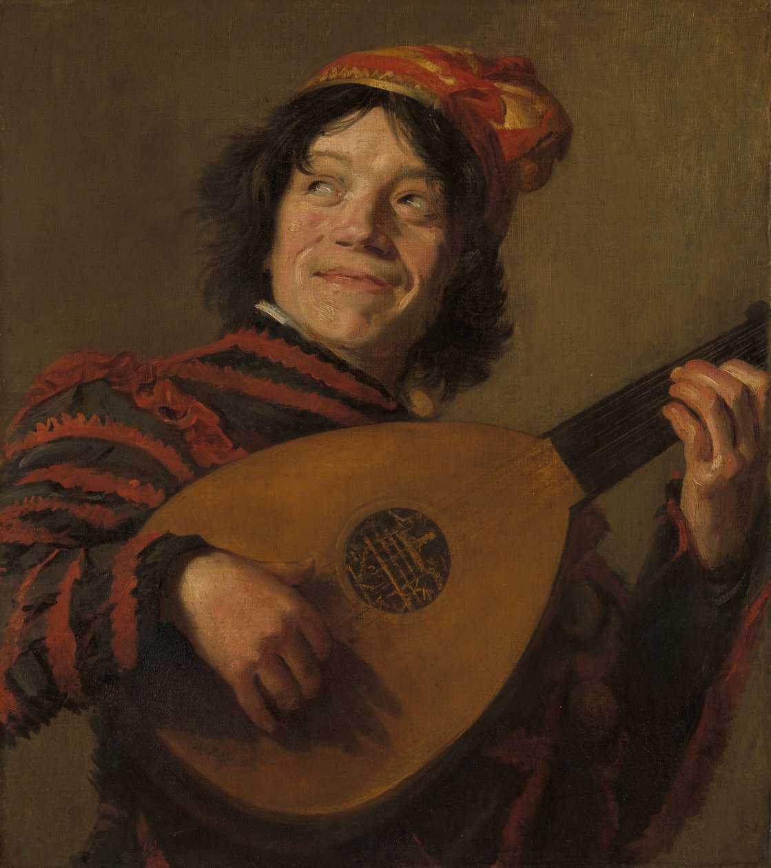 El intérprete de laúd de Frans Hals (copy after)