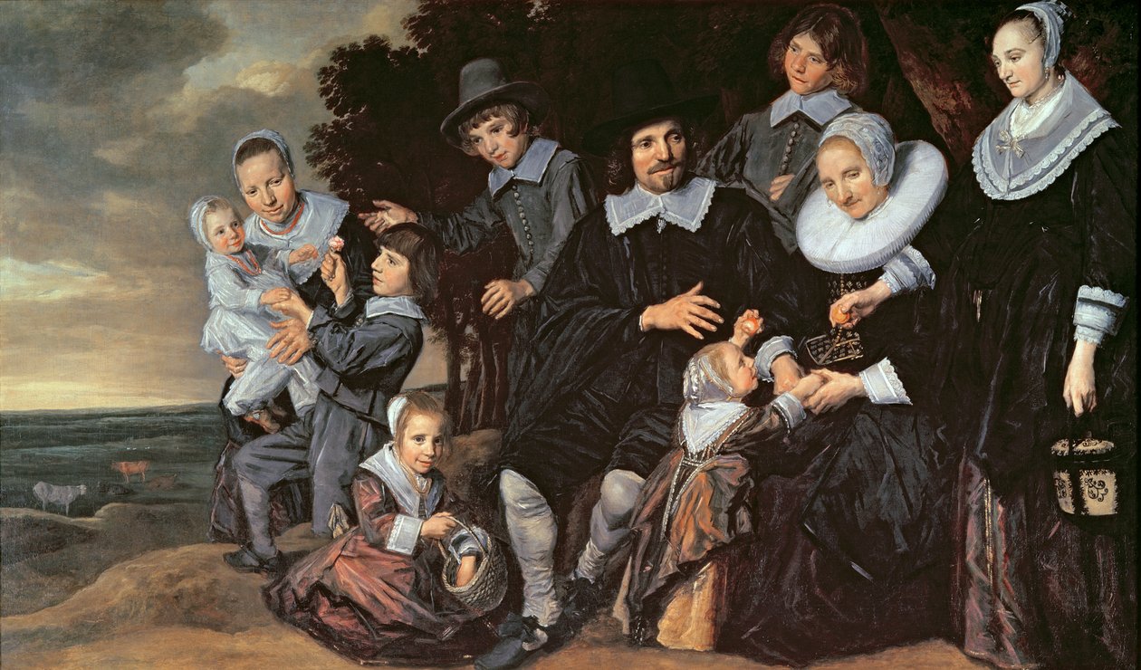 Grupo Familiar en un Paisaje, c.1647-50 de Frans Hals