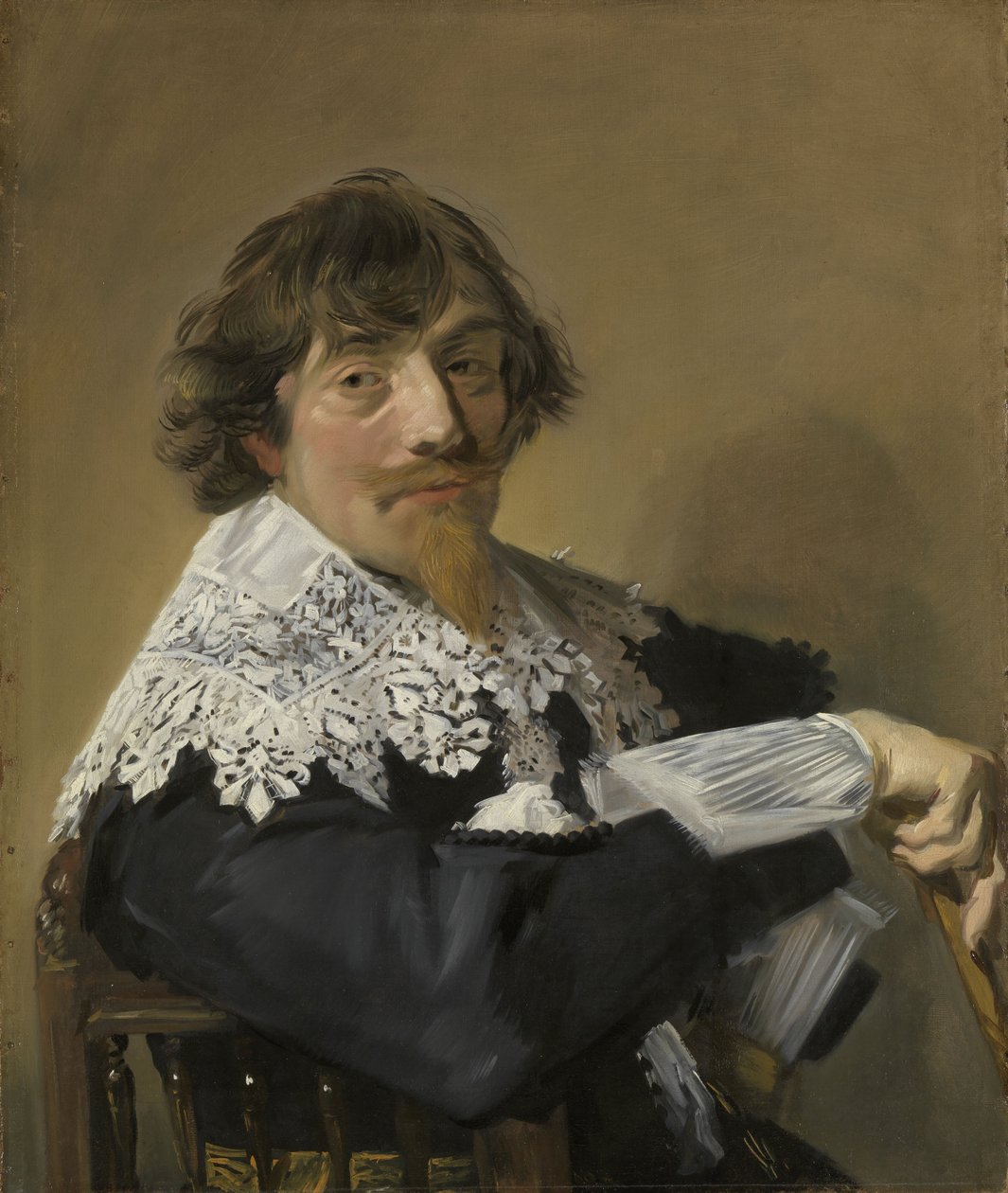 Retrato de un hombre, c.1635 de Frans Hals