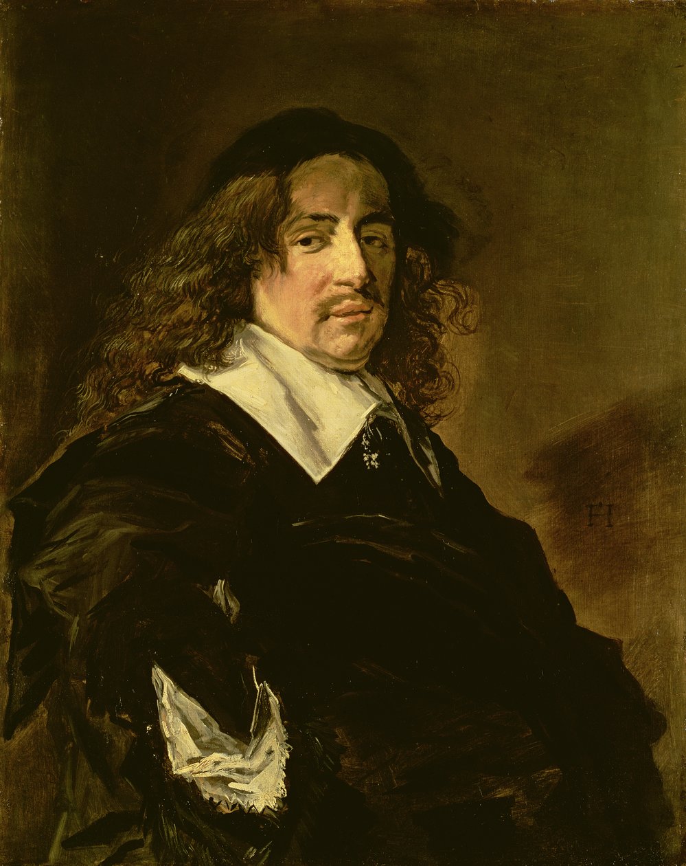 Retrato de un hombre, c.1660 de Frans Hals
